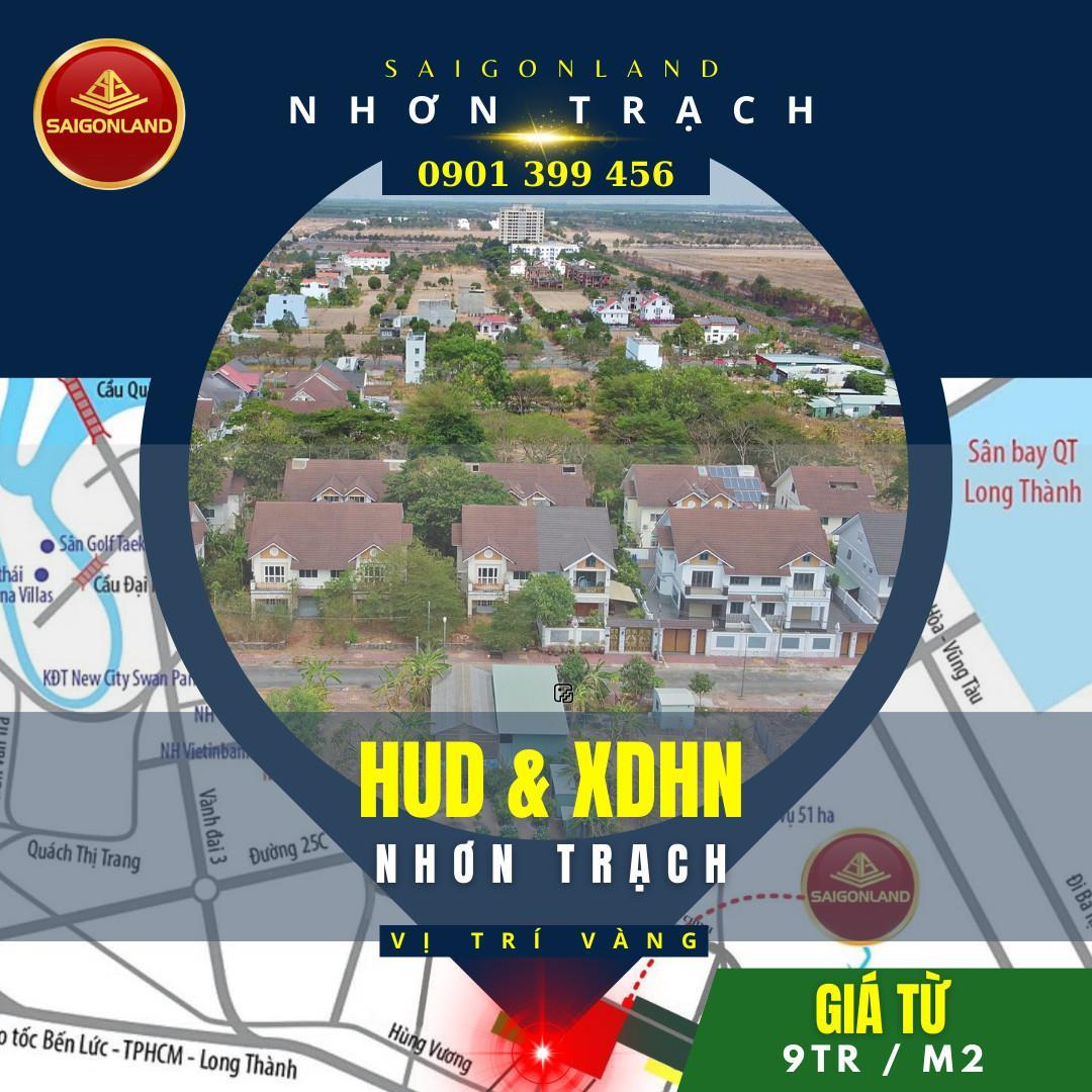 Có nên đầu tư đất nền sổ sẵn dự án Hud XDHN Nhơn Trạch - Saigonland Nhơn Trạch - Ảnh chính